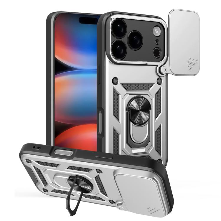 Sliding Camera Cover Design TPU+PC Phone Case, For iPhone 18 Pro, For iPhone 18 Pro Max, For iPhone 17e / 16e, For iPhone 17 Pro Max, For iPhone 17 Pro, For iPhone 17