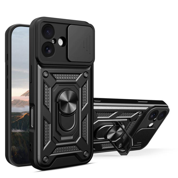 Sliding Camera Cover Design TPU+PC Phone Case, For iPhone 18 Pro, For iPhone 18 Pro Max, For iPhone 17e / 16e, For iPhone 17 Pro Max, For iPhone 17 Pro, For iPhone 17