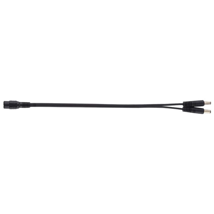 5.5 x 2.1mm 1 to 2 Female to Male Plug DC Power Splitter Adapter Power Cable, Cable Length: 30cm