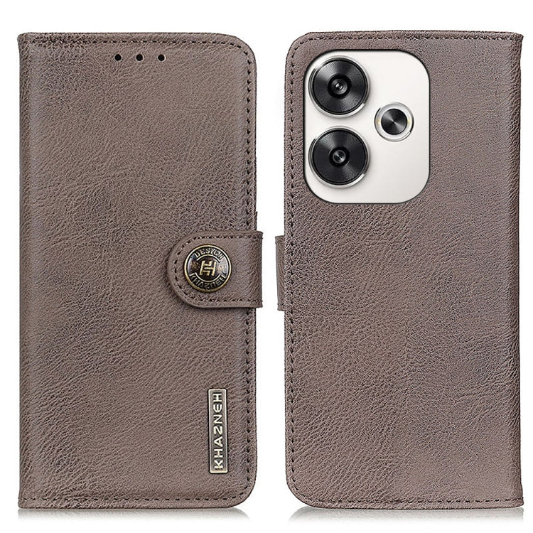 KHAZNEH Cowhide Texture Flip Leather Phone Case, For Xiaomi Poco F6 / Redmi Turbo 3, For Xiaomi Poco F6 Pro, For Xiaomi Redmi K70 5G / K70 Pro 5G, For Xiaomi Redmi Note 13 Pro 4G/Poco M6 Pro 4G, For Xiaomi Redmi 13C, For Xiaomi Redmi Note 13 4G        ...