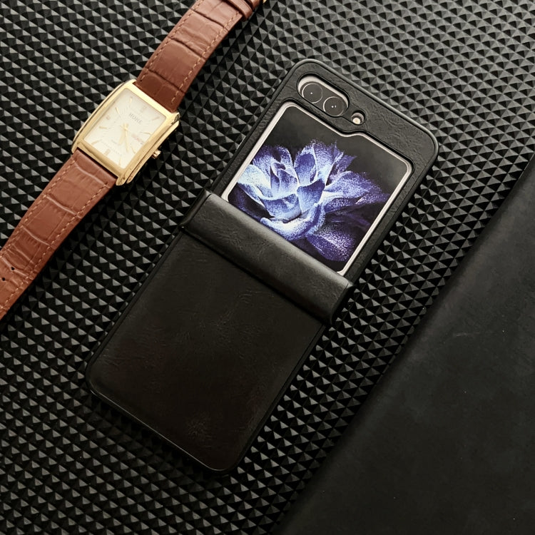 Crazy Horse Texture Hinge Shockproof Protective Phone Case, For Samsung Galaxy Z Flip5