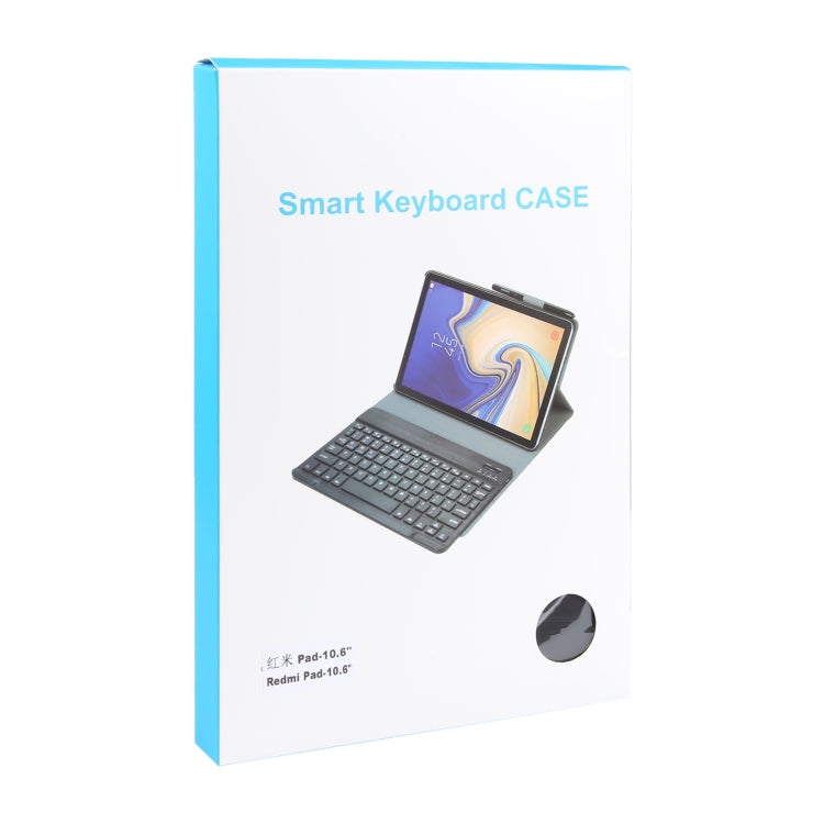 Ultra-thin Bluetooth Keyboard Leather Case with Touchpad, For Xiaomi Redmi Pad SE, For Xiaomi Redmi Pad