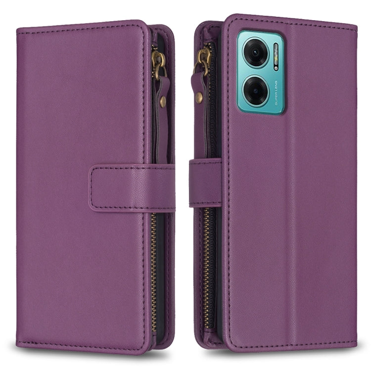 9 Card Slots Zipper Wallet Leather Flip Phone Case, For Xiaomi Redmi 12C, For Xiaomi 13 Lite, For Xiaomi Redmi K60 / K60 Pro, For Xiaomi 13 Pro, For Xiaomi 13, For Xiaomi 12T / 12T Pro, For Xiaomi 12 Lite, For Xiaomi Redmi 10 5G