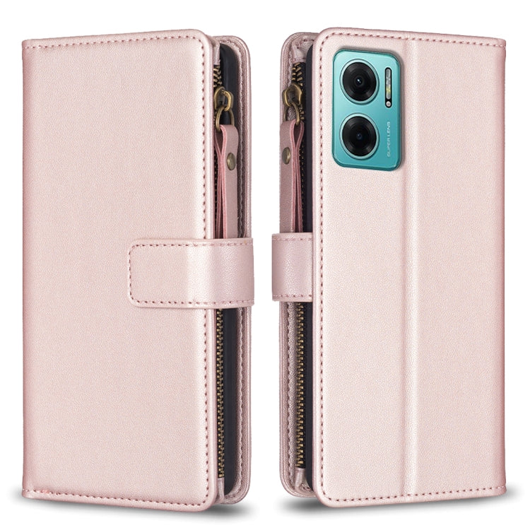 9 Card Slots Zipper Wallet Leather Flip Phone Case, For Xiaomi Redmi 12C, For Xiaomi 13 Lite, For Xiaomi Redmi K60 / K60 Pro, For Xiaomi 13 Pro, For Xiaomi 13, For Xiaomi 12T / 12T Pro, For Xiaomi 12 Lite, For Xiaomi Redmi 10 5G