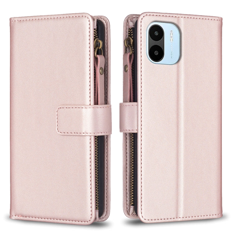 9 Card Slots Zipper Wallet Leather Flip Phone Case, For Xiaomi Poco F5 5G, For Xiaomi Redmi Note 12S 4G, For Xiaomi Redmi Note 12 4G, For Xiaomi Civi 3 5G, For Xiaomi Redmi A1 / A2, For Xiaomi Redmi Note 12 Pro+ 5G Global, For Xiaomi Redmi Note 12 Pro ...