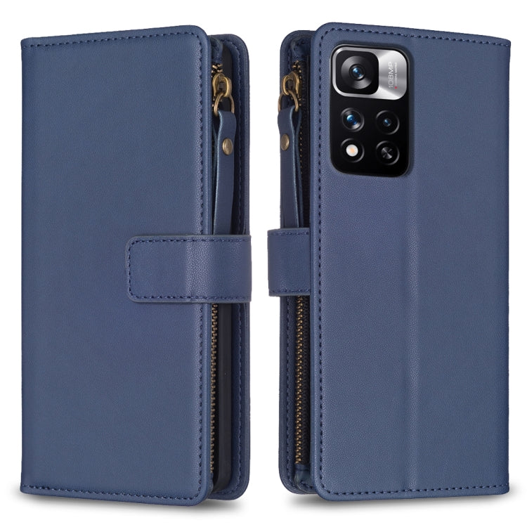 9 Card Slots Zipper Wallet Leather Flip Phone Case, For Xiaomi Redmi 10C, For Xiaomi 12 Pro, For Xiaomi 12, For Xiaomi Redmi Note 11 Pro, For Xiaomi Mi 11T / 11T Pro, For Xiaomi Redmi 10, For Xiaomi Mi 11 Lite, For Xiaomi Redmi Note 10 5G