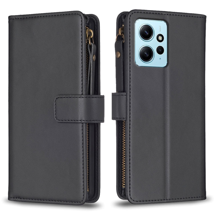 9 Card Slots Zipper Wallet Leather Flip Phone Case, For Xiaomi Poco F5 5G, For Xiaomi Redmi Note 12S 4G, For Xiaomi Redmi Note 12 4G, For Xiaomi Civi 3 5G, For Xiaomi Redmi A1 / A2, For Xiaomi Redmi Note 12 Pro+ 5G Global, For Xiaomi Redmi Note 12 Pro ...