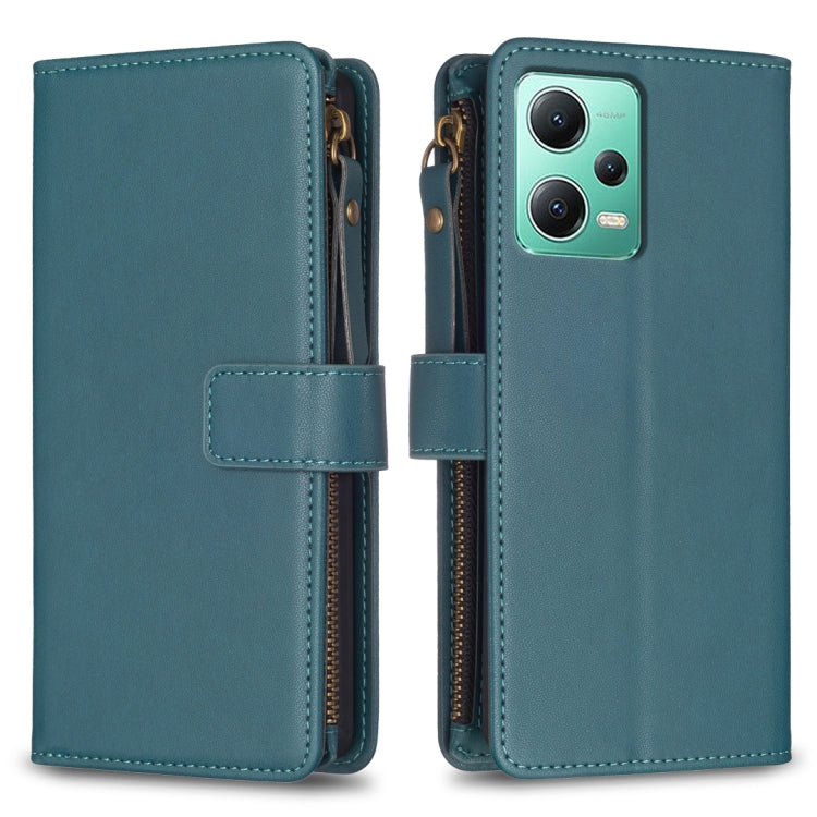 9 Card Slots Zipper Wallet Leather Flip Phone Case, For Xiaomi Poco F5 5G, For Xiaomi Redmi Note 12S 4G, For Xiaomi Redmi Note 12 4G, For Xiaomi Civi 3 5G, For Xiaomi Redmi A1 / A2, For Xiaomi Redmi Note 12 Pro+ 5G Global, For Xiaomi Redmi Note 12 Pro ...