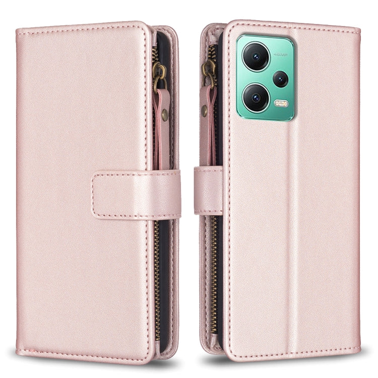 9 Card Slots Zipper Wallet Leather Flip Phone Case, For Xiaomi Poco F5 5G, For Xiaomi Redmi Note 12S 4G, For Xiaomi Redmi Note 12 4G, For Xiaomi Civi 3 5G, For Xiaomi Redmi A1 / A2, For Xiaomi Redmi Note 12 Pro+ 5G Global, For Xiaomi Redmi Note 12 Pro ...