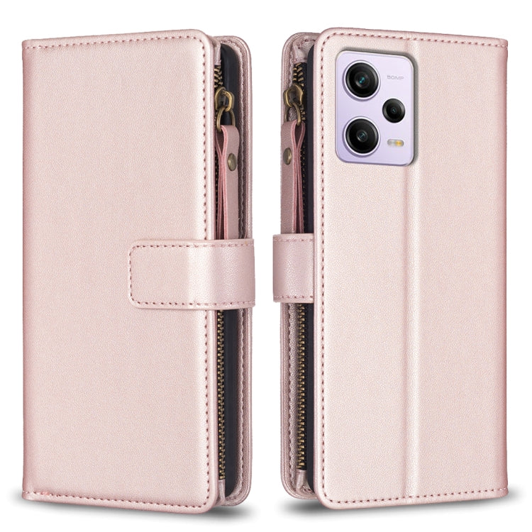 9 Card Slots Zipper Wallet Leather Flip Phone Case, For Xiaomi Poco F5 5G, For Xiaomi Redmi Note 12S 4G, For Xiaomi Redmi Note 12 4G, For Xiaomi Civi 3 5G, For Xiaomi Redmi A1 / A2, For Xiaomi Redmi Note 12 Pro+ 5G Global, For Xiaomi Redmi Note 12 Pro ...