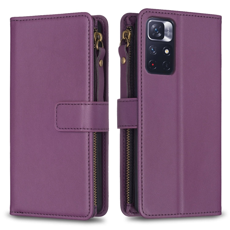 9 Card Slots Zipper Wallet Leather Flip Phone Case, For Xiaomi Poco F5 5G, For Xiaomi Redmi Note 12S 4G, For Xiaomi Redmi Note 12 4G, For Xiaomi Civi 3 5G, For Xiaomi Redmi A1 / A2, For Xiaomi Redmi Note 12 Pro+ 5G Global, For Xiaomi Redmi Note 12 Pro ...