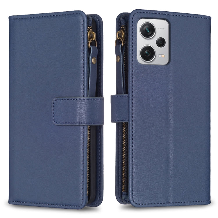 9 Card Slots Zipper Wallet Leather Flip Phone Case, For Xiaomi Poco F5 5G, For Xiaomi Redmi Note 12S 4G, For Xiaomi Redmi Note 12 4G, For Xiaomi Civi 3 5G, For Xiaomi Redmi A1 / A2, For Xiaomi Redmi Note 12 Pro+ 5G Global, For Xiaomi Redmi Note 12 Pro ...