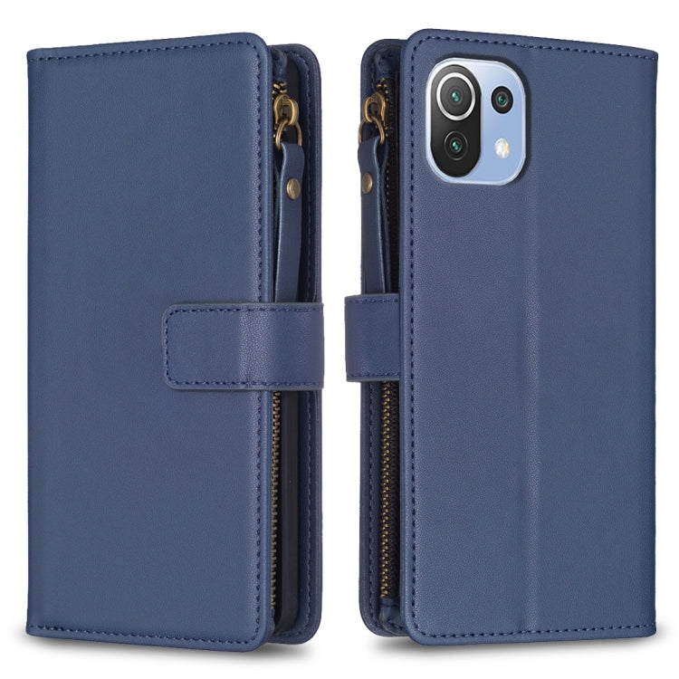 9 Card Slots Zipper Wallet Leather Flip Phone Case, For Xiaomi Redmi 10C, For Xiaomi 12 Pro, For Xiaomi 12, For Xiaomi Redmi Note 11 Pro, For Xiaomi Mi 11T / 11T Pro, For Xiaomi Redmi 10, For Xiaomi Mi 11 Lite, For Xiaomi Redmi Note 10 5G