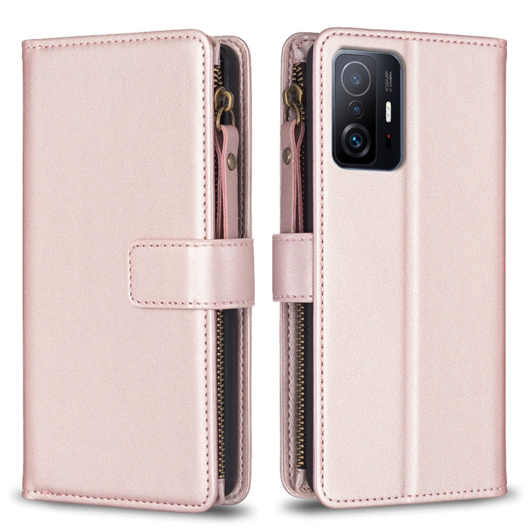9 Card Slots Zipper Wallet Leather Flip Phone Case, For Xiaomi Redmi 10C, For Xiaomi 12 Pro, For Xiaomi 12, For Xiaomi Redmi Note 11 Pro, For Xiaomi Mi 11T / 11T Pro, For Xiaomi Redmi 10, For Xiaomi Mi 11 Lite, For Xiaomi Redmi Note 10 5G