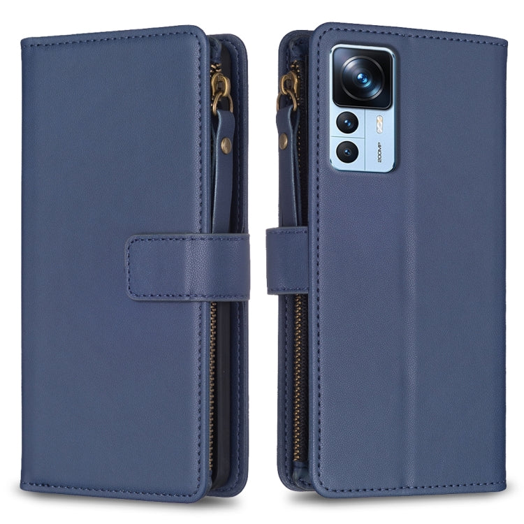 9 Card Slots Zipper Wallet Leather Flip Phone Case, For Xiaomi Redmi 12C, For Xiaomi 13 Lite, For Xiaomi Redmi K60 / K60 Pro, For Xiaomi 13 Pro, For Xiaomi 13, For Xiaomi 12T / 12T Pro, For Xiaomi 12 Lite, For Xiaomi Redmi 10 5G