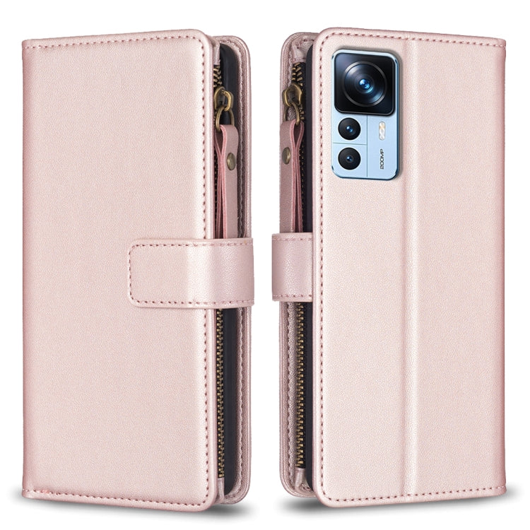 9 Card Slots Zipper Wallet Leather Flip Phone Case, For Xiaomi Redmi 12C, For Xiaomi 13 Lite, For Xiaomi Redmi K60 / K60 Pro, For Xiaomi 13 Pro, For Xiaomi 13, For Xiaomi 12T / 12T Pro, For Xiaomi 12 Lite, For Xiaomi Redmi 10 5G