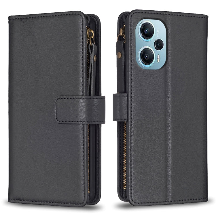 9 Card Slots Zipper Wallet Leather Flip Phone Case, For Xiaomi Poco F5 5G, For Xiaomi Redmi Note 12S 4G, For Xiaomi Redmi Note 12 4G, For Xiaomi Civi 3 5G, For Xiaomi Redmi A1 / A2, For Xiaomi Redmi Note 12 Pro+ 5G Global, For Xiaomi Redmi Note 12 Pro ...