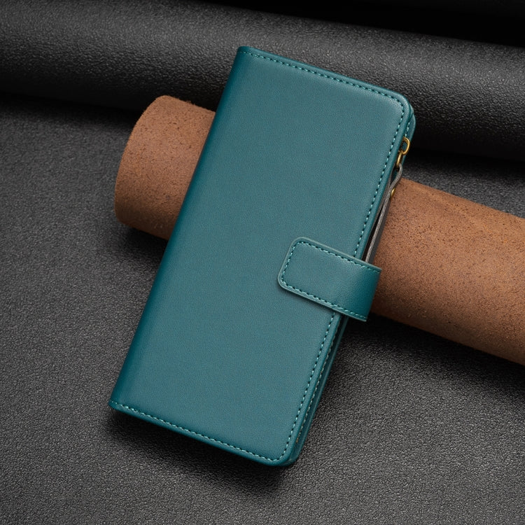 9 Card Slots Zipper Wallet Leather Flip Phone Case, For Xiaomi Redmi Note 13 Pro 4G Global, For Xiaomi Poco M6 Pro 4G, For Xiaomi Redmi Note 13 4G Global, For Xiaomi Redmi Note 13, For Xiaomi Redmi 13C, For Xiaomi Redmi Note 13 Pro+ 5G                 ...