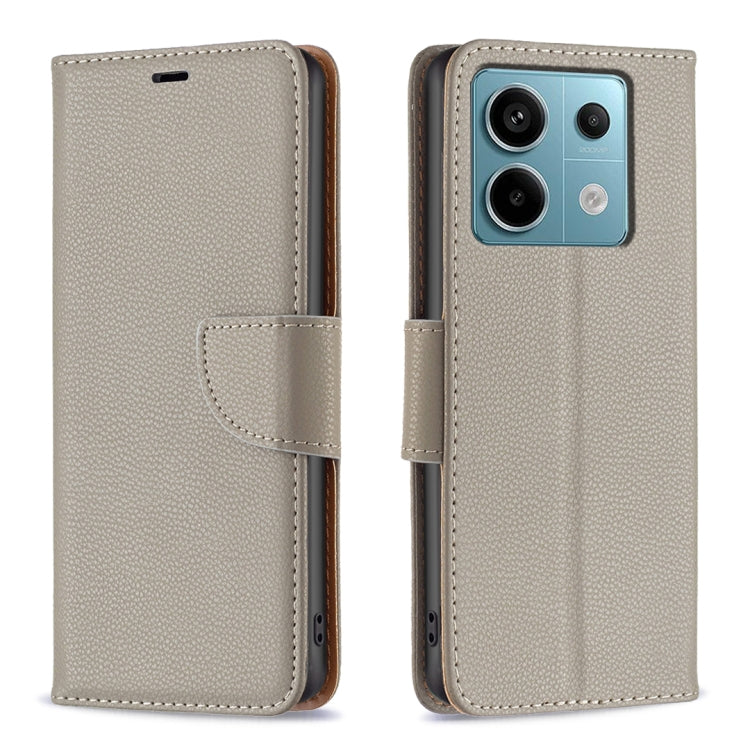 Litchi Texture Pure Color Leather Phone Case, For Xiaomi Redmi Note 13 Pro+ 5G, For Xiaomi Redmi Note 13 Pro 5G