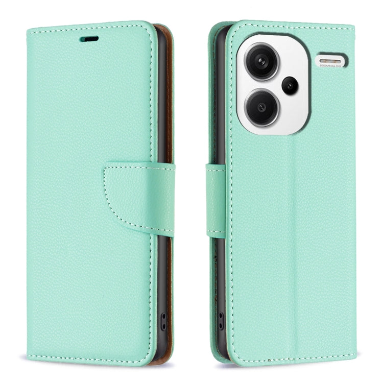 Litchi Texture Pure Color Leather Phone Case, For Xiaomi Redmi Note 13 Pro+ 5G, For Xiaomi Redmi Note 13 Pro 5G