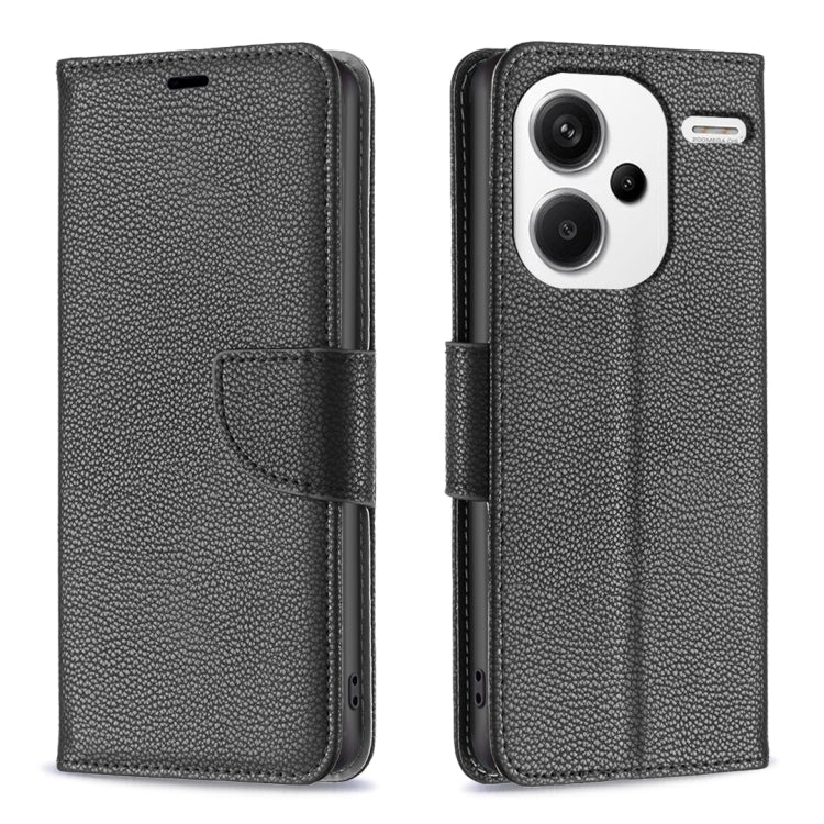 Litchi Texture Pure Color Leather Phone Case, For Xiaomi Redmi Note 13 Pro+ 5G, For Xiaomi Redmi Note 13 Pro 5G