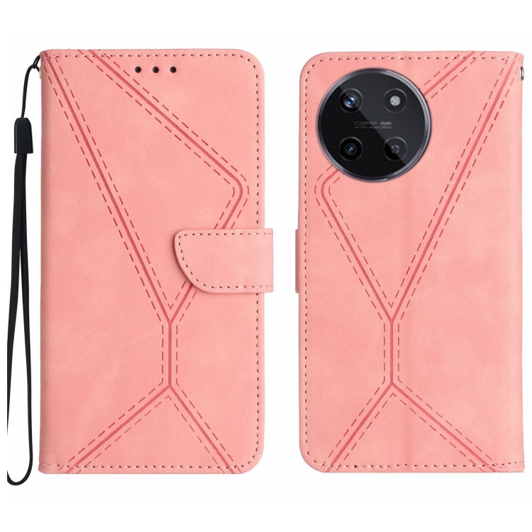 Stitching Embossed Leather Phone Case, For Realme C63 5G, For Realme 12 5G Global, For Realme 12+ Global, For Realme 12 Pro/12 Pro+ Global, For Realme C67 4G, For Realme 11 5G Global, For Realme C53, For Realme 11 4G Global