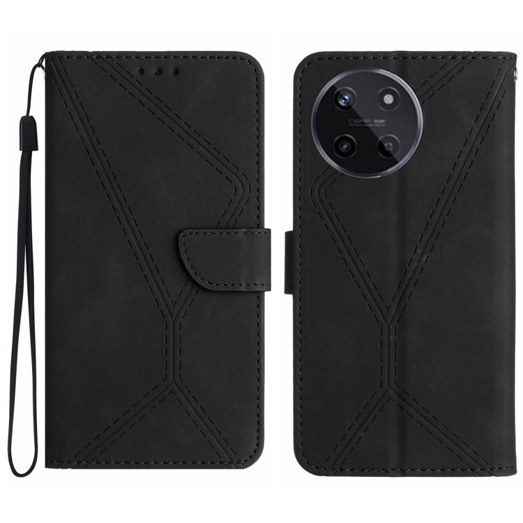 Stitching Embossed Leather Phone Case, For Realme C63 5G, For Realme 12 5G Global, For Realme 12+ Global, For Realme 12 Pro/12 Pro+ Global, For Realme C67 4G, For Realme 11 5G Global, For Realme C53, For Realme 11 4G Global
