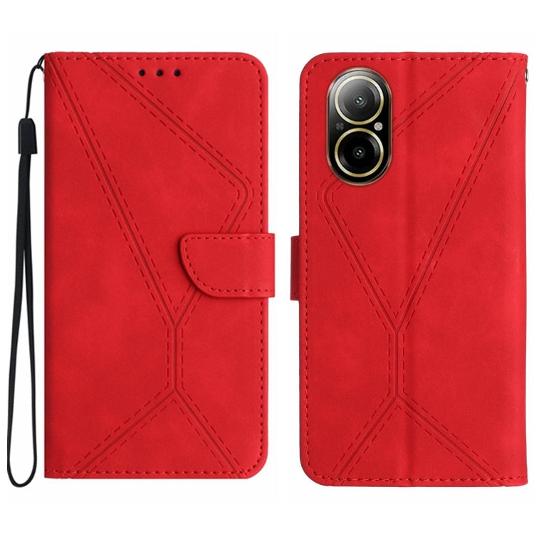 Stitching Embossed Leather Phone Case, For Realme C63 5G, For Realme 12 5G Global, For Realme 12+ Global, For Realme 12 Pro/12 Pro+ Global, For Realme C67 4G, For Realme 11 5G Global, For Realme C53, For Realme 11 4G Global