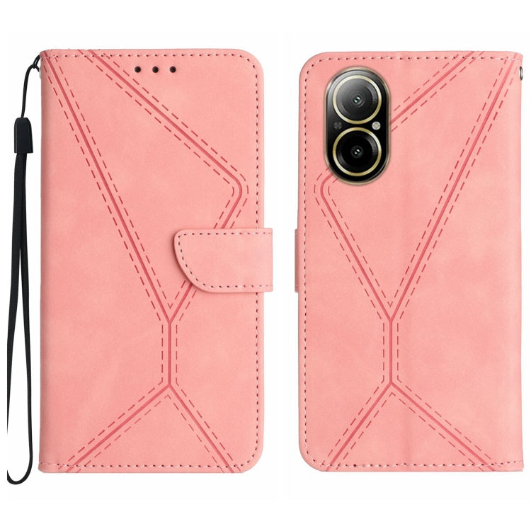 Stitching Embossed Leather Phone Case, For Realme C63 5G, For Realme 12 5G Global, For Realme 12+ Global, For Realme 12 Pro/12 Pro+ Global, For Realme C67 4G, For Realme 11 5G Global, For Realme C53, For Realme 11 4G Global