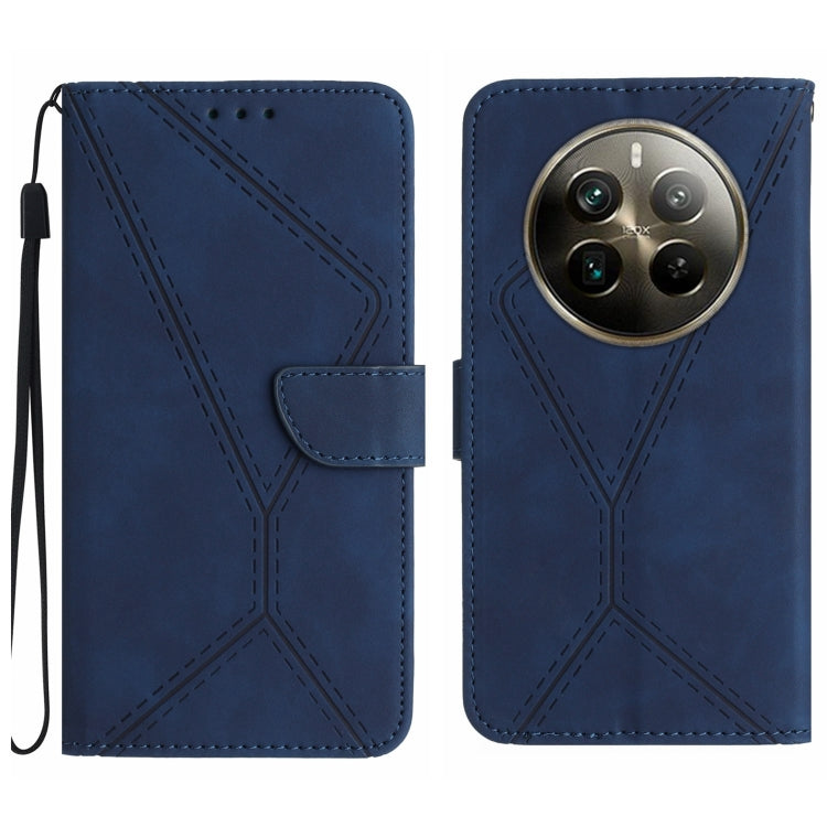 Stitching Embossed Leather Phone Case, For Realme C63 5G, For Realme 12 5G Global, For Realme 12+ Global, For Realme 12 Pro/12 Pro+ Global, For Realme C67 4G, For Realme 11 5G Global, For Realme C53, For Realme 11 4G Global