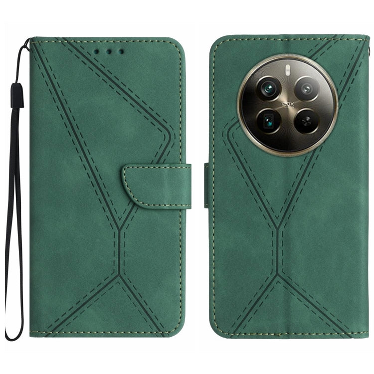 Stitching Embossed Leather Phone Case, For Realme C63 5G, For Realme 12 5G Global, For Realme 12+ Global, For Realme 12 Pro/12 Pro+ Global, For Realme C67 4G, For Realme 11 5G Global, For Realme C53, For Realme 11 4G Global