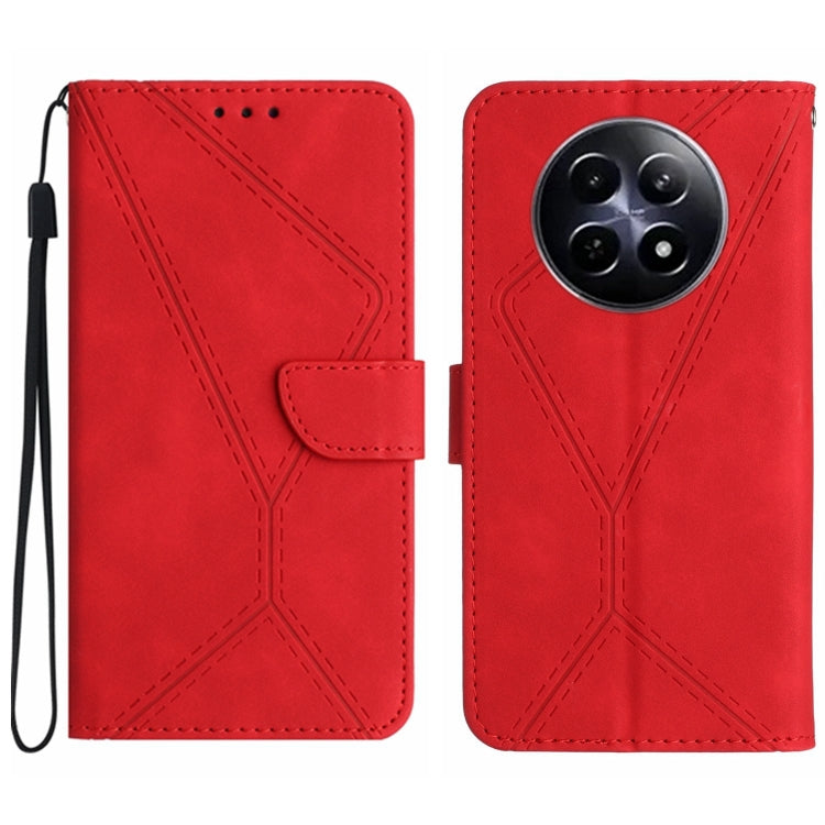 Stitching Embossed Leather Phone Case, For Realme C63 5G, For Realme 12 5G Global, For Realme 12+ Global, For Realme 12 Pro/12 Pro+ Global, For Realme C67 4G, For Realme 11 5G Global, For Realme C53, For Realme 11 4G Global