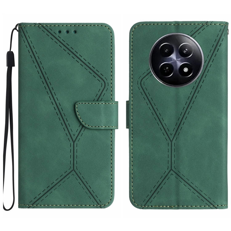 Stitching Embossed Leather Phone Case, For Realme C63 5G, For Realme 12 5G Global, For Realme 12+ Global, For Realme 12 Pro/12 Pro+ Global, For Realme C67 4G, For Realme 11 5G Global, For Realme C53, For Realme 11 4G Global
