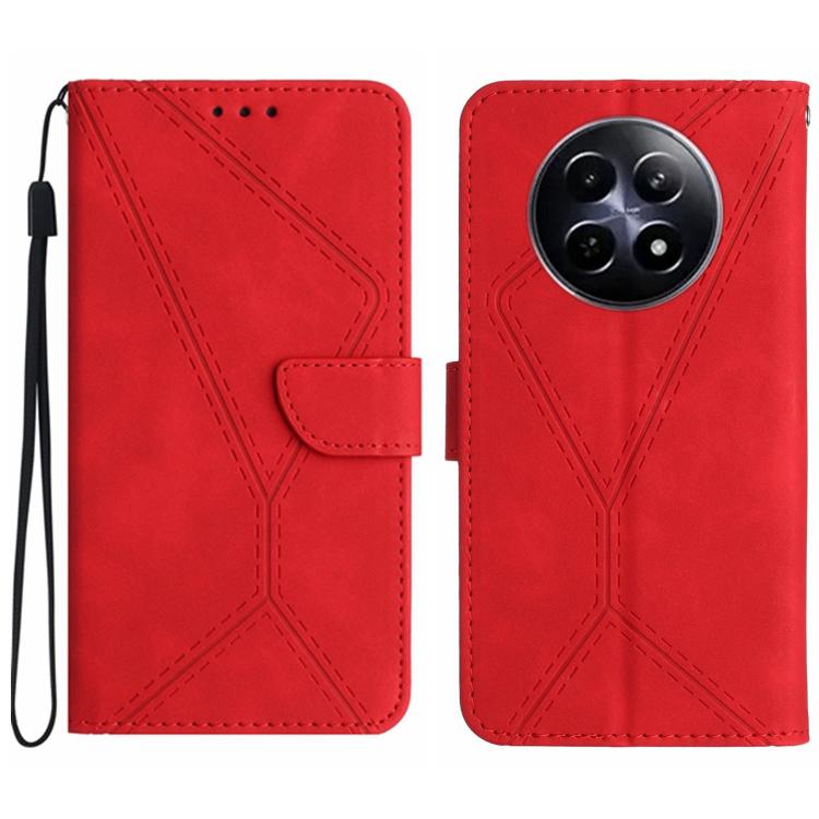 Stitching Embossed Leather Phone Case, For Realme C75 5G, For Realme 14 5G Global / P3 5G Global, For Realme P3 Pro 5G Global, For Realme 14 Pro+ 5G, For Realme C75 4G, For Realme 13+ 5G Global, For Realme 13 Pro 5G / 13 Pro+ 5G                        ...