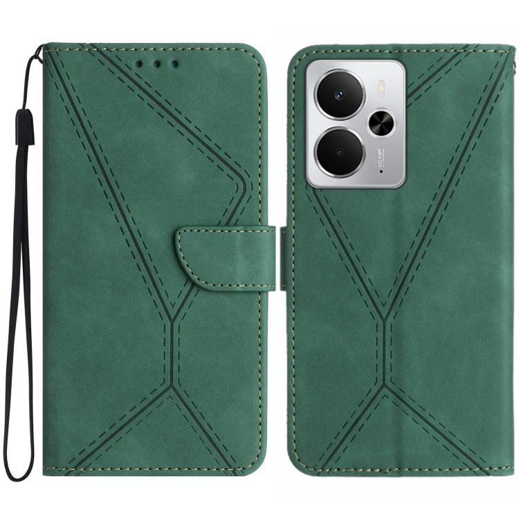 Stitching Embossed Leather Phone Case, For Realme C75 5G, For Realme 14 5G Global / P3 5G Global, For Realme P3 Pro 5G Global, For Realme 14 Pro+ 5G, For Realme C75 4G, For Realme 13+ 5G Global, For Realme 13 Pro 5G / 13 Pro+ 5G                        ...