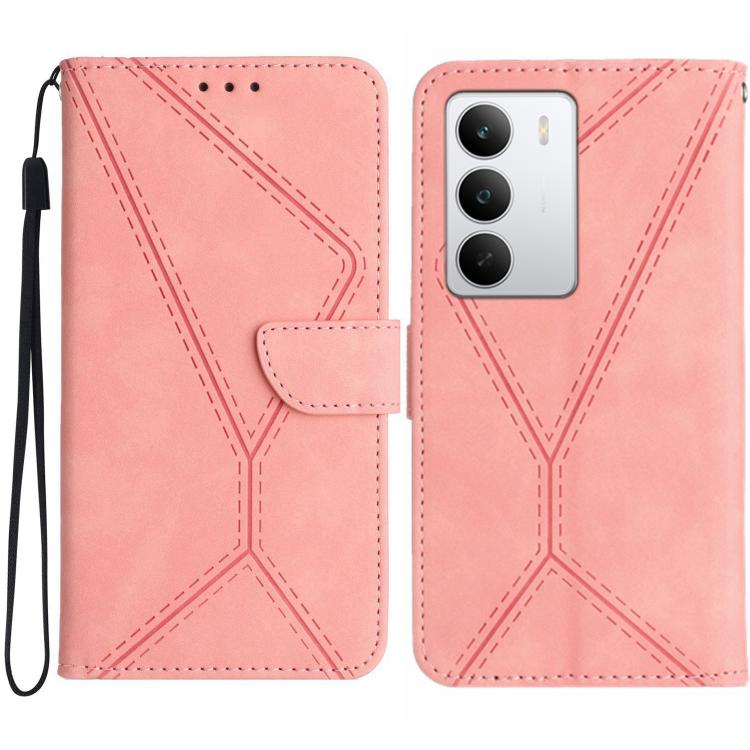 Stitching Embossed Leather Phone Case, For Realme C100 4G, For Realme C83 5G, For Realme 16 Pro+ 5G, For Realme C85 5G, For Realme C85 Pro 4G, For Realme 15T 5G, For Realme 15 5G Global / 15 Pro 5G Global, For Realme C71 4G