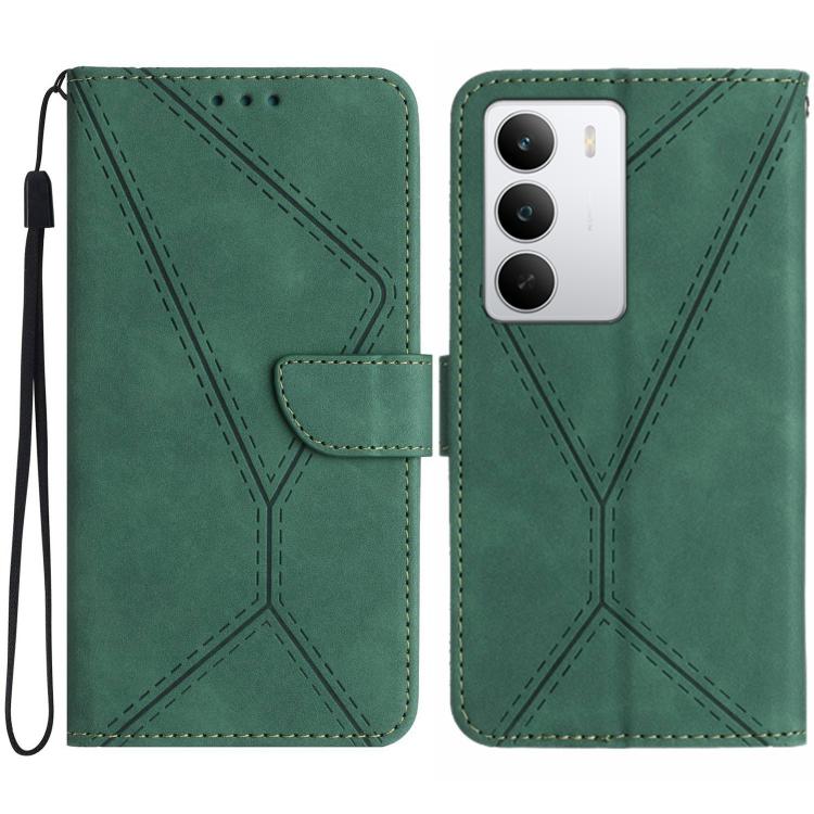 Stitching Embossed Leather Phone Case, For Realme C100 4G, For Realme C83 5G, For Realme 16 Pro+ 5G, For Realme C85 5G, For Realme C85 Pro 4G, For Realme 15T 5G, For Realme 15 5G Global / 15 Pro 5G Global, For Realme C71 4G