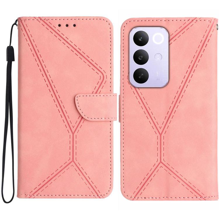 Stitching Embossed Leather Phone Case, For Realme C100 4G, For Realme C83 5G, For Realme 16 Pro+ 5G, For Realme C85 5G, For Realme C85 Pro 4G, For Realme 15T 5G, For Realme 15 5G Global / 15 Pro 5G Global, For Realme C71 4G
