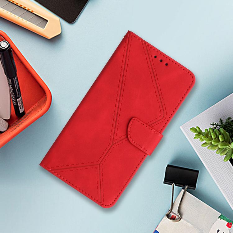 Stitching Embossed Leather Phone Case, For Realme C100 4G, For Realme C83 5G, For Realme 16 Pro+ 5G, For Realme C85 5G, For Realme C85 Pro 4G, For Realme 15T 5G, For Realme 15 5G Global / 15 Pro 5G Global, For Realme C71 4G
