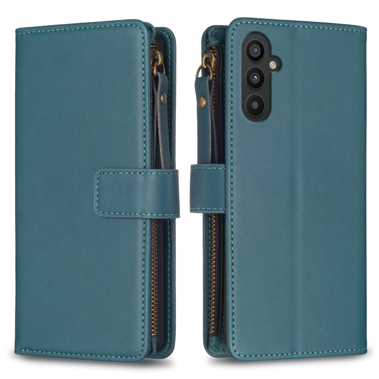 9 Card Slots Zipper Wallet Leather Flip Phone Case, For Samsung Galaxy M34 5G, For Samsung Galaxy A55, For Samsung Galaxy A24 4G, For Samsung Galaxy A15, For Samsung Galaxy S24 Ultra 5G, For Samsung Galaxy A35, For Samsung Galaxy A25 5G                ...