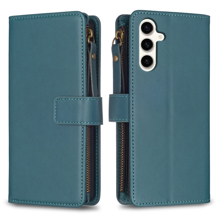 9 Card Slots Zipper Wallet Leather Flip Phone Case, For Samsung Galaxy S24+ 5G, For Samsung Galaxy S23 FE 5G, For Samsung Galaxy S24 5G, For Samsung Galaxy A34 5G, For Samsung Galaxy A54 5G, For Samsung Galaxy S23 Ultra 5G, For Samsung Galaxy S23 5G   ...