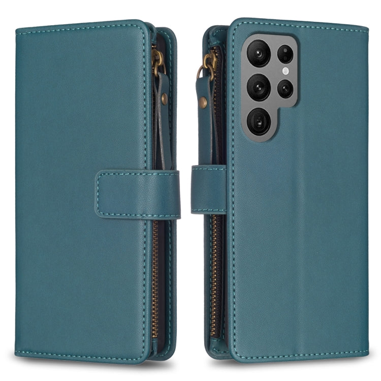 9 Card Slots Zipper Wallet Leather Flip Phone Case, For Samsung Galaxy S24 Ultra 5G, For Samsung Galaxy A35, For Samsung Galaxy A25 5G, For Samsung Galaxy M34 5G, For Samsung Galaxy A55, For Samsung Galaxy A24 4G, For Samsung Galaxy A15                ...