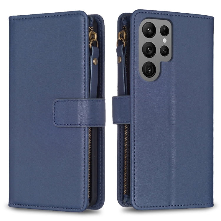 9 Card Slots Zipper Wallet Leather Flip Phone Case, For Samsung Galaxy S24 Ultra 5G, For Samsung Galaxy A35, For Samsung Galaxy A25 5G, For Samsung Galaxy M34 5G, For Samsung Galaxy A55, For Samsung Galaxy A24 4G, For Samsung Galaxy A15                ...