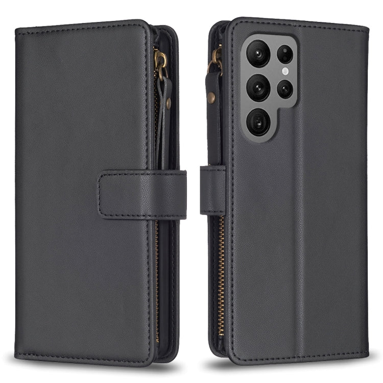 9 Card Slots Zipper Wallet Leather Flip Phone Case, For Samsung Galaxy S24 Ultra 5G, For Samsung Galaxy A35, For Samsung Galaxy A25 5G, For Samsung Galaxy M34 5G, For Samsung Galaxy A55, For Samsung Galaxy A24 4G, For Samsung Galaxy A15                ...