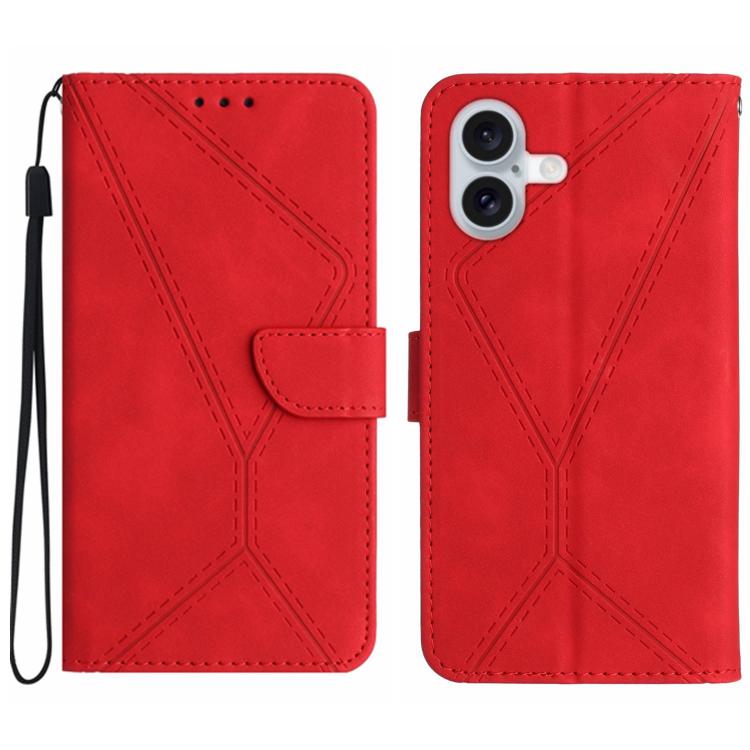 Stitching Embossed Leather Phone Case, For iPhone 18 Pro / 17 Pro, For iPhone 18 Pro Max / 17 Pro Max, For iPhone 17e / 16e, For iPhone 17, For iPhone Air, For iPhone 16 Pro Max, For iPhone 16 Pro, For iPhone 16 Plus