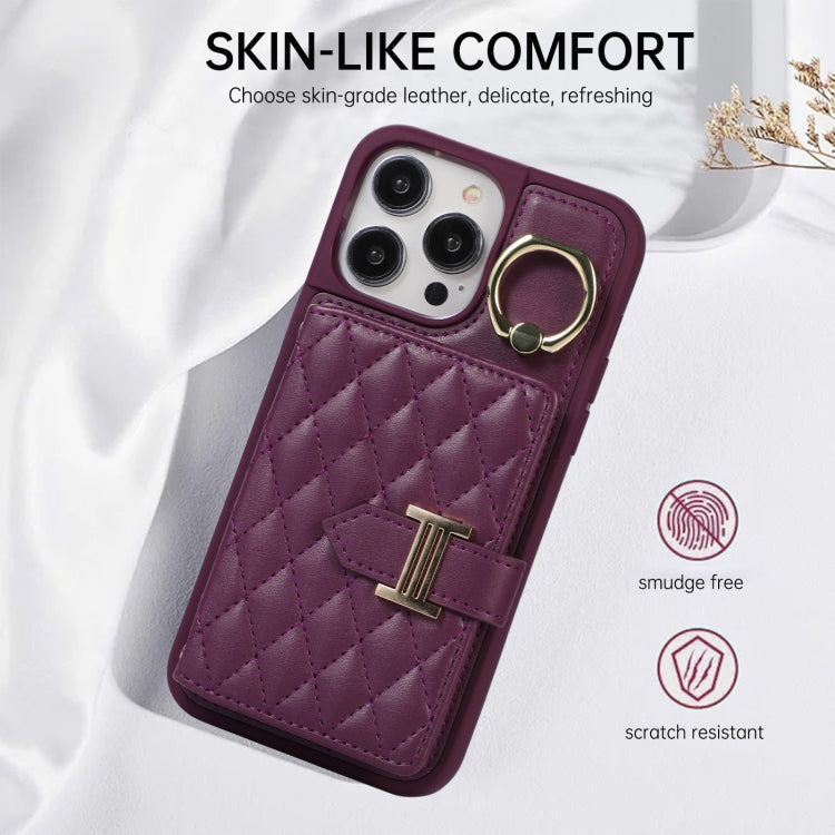 Horizontal Card Bag Ring Holder Phone Case with Dual Lanyard, For iPhone 11 Pro, For iPhone X / XS, For iPhone XR, For iPhone XS Max