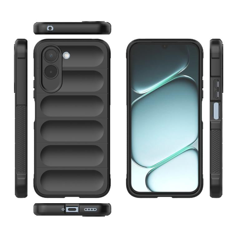 Magic Shield TPU + Flannel Phone Case, For OnePlus N6x 5G Global, For OnePlus 15T 5G, For OnePlus Turbo 6 5G, For OnePlus 15R 5G Global