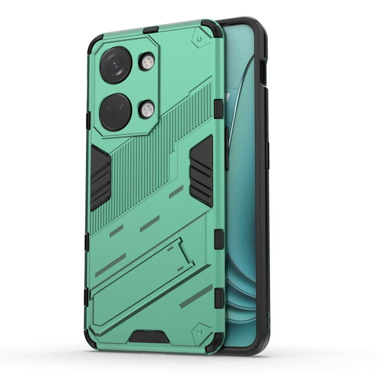Punk Armor 2 in 1 PC + TPU Phone Case with Holder, For OnePlus Ace 3 5G, For OnePlus 12 5G, For OnePlus Ace 2 Pro, For OnePlus Nord CE3 5G Global, For OnePlus Ace 2V