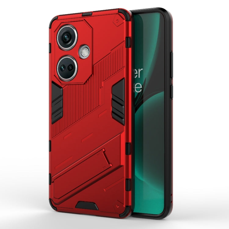 Punk Armor 2 in 1 PC + TPU Phone Case with Holder, For OnePlus Ace 3 5G, For OnePlus 12 5G, For OnePlus Ace 2 Pro, For OnePlus Nord CE3 5G Global, For OnePlus Ace 2V
