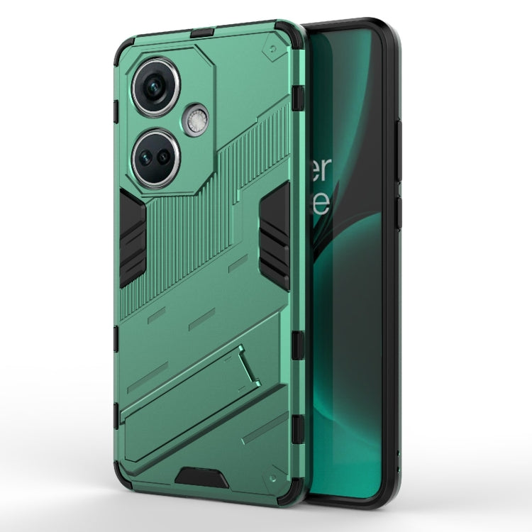 Punk Armor 2 in 1 PC + TPU Phone Case with Holder, For OnePlus Ace 3 5G, For OnePlus 12 5G, For OnePlus Ace 2 Pro, For OnePlus Nord CE3 5G Global, For OnePlus Ace 2V